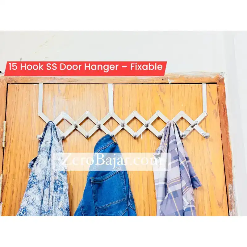 SS 15 Hook Flexible Door Hanger