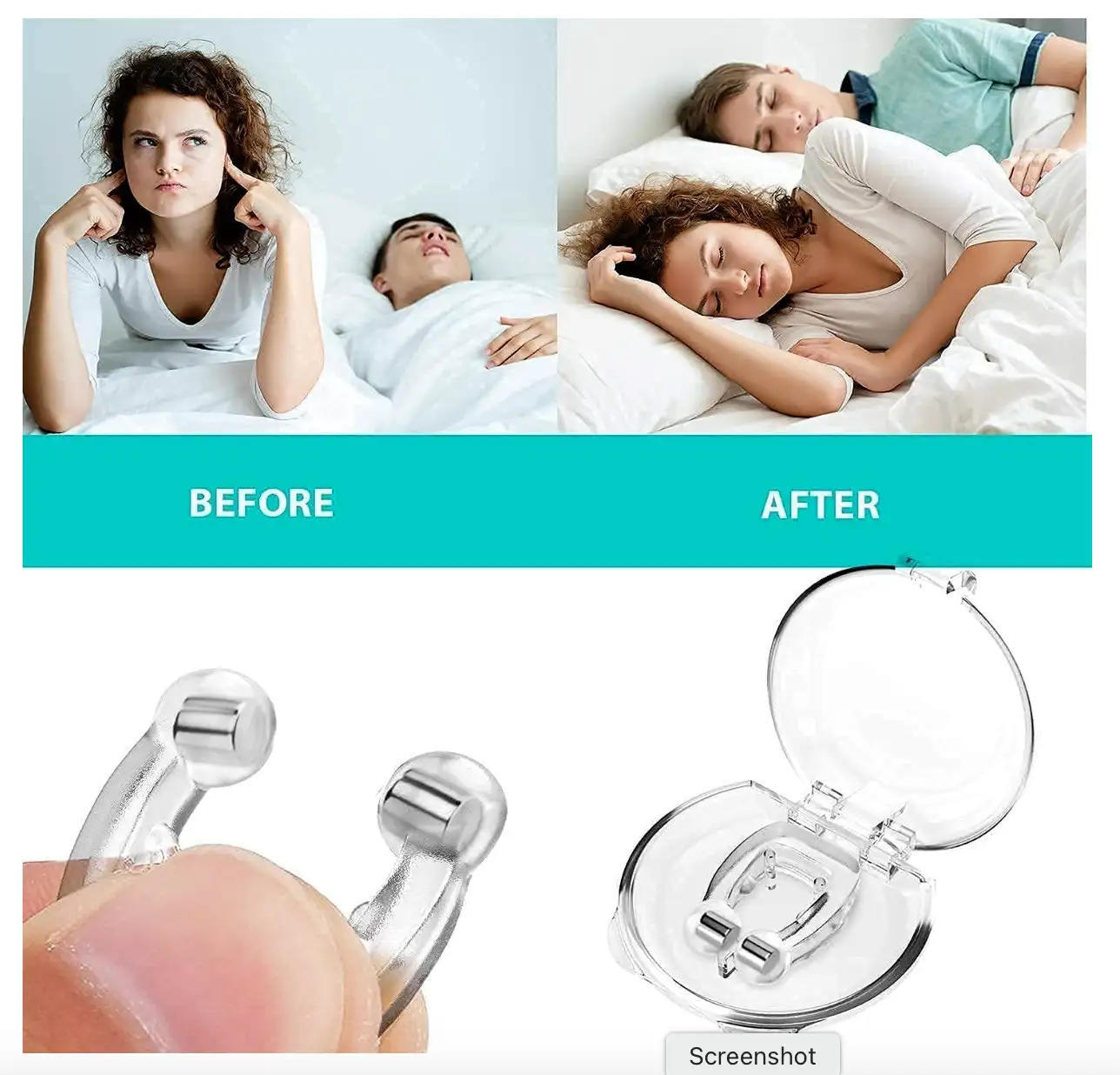 Anti Snore Nose Clip (১ পিচ)
