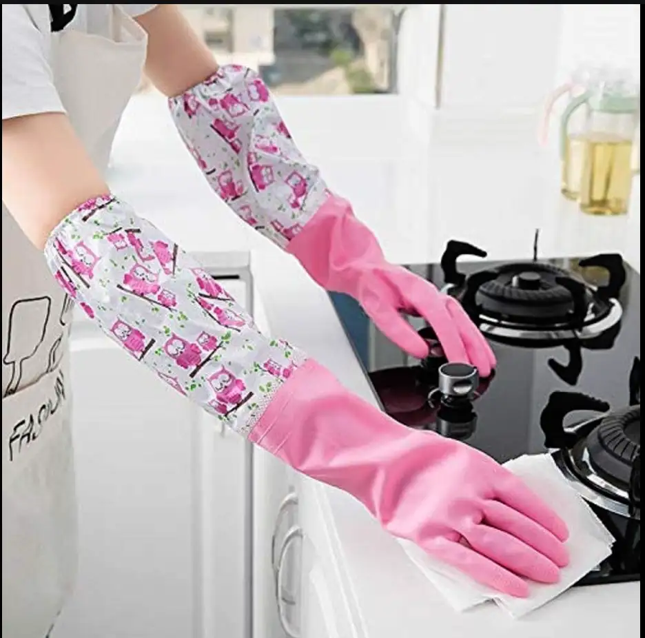 ৪  জোড়া Long Hand  Gloves