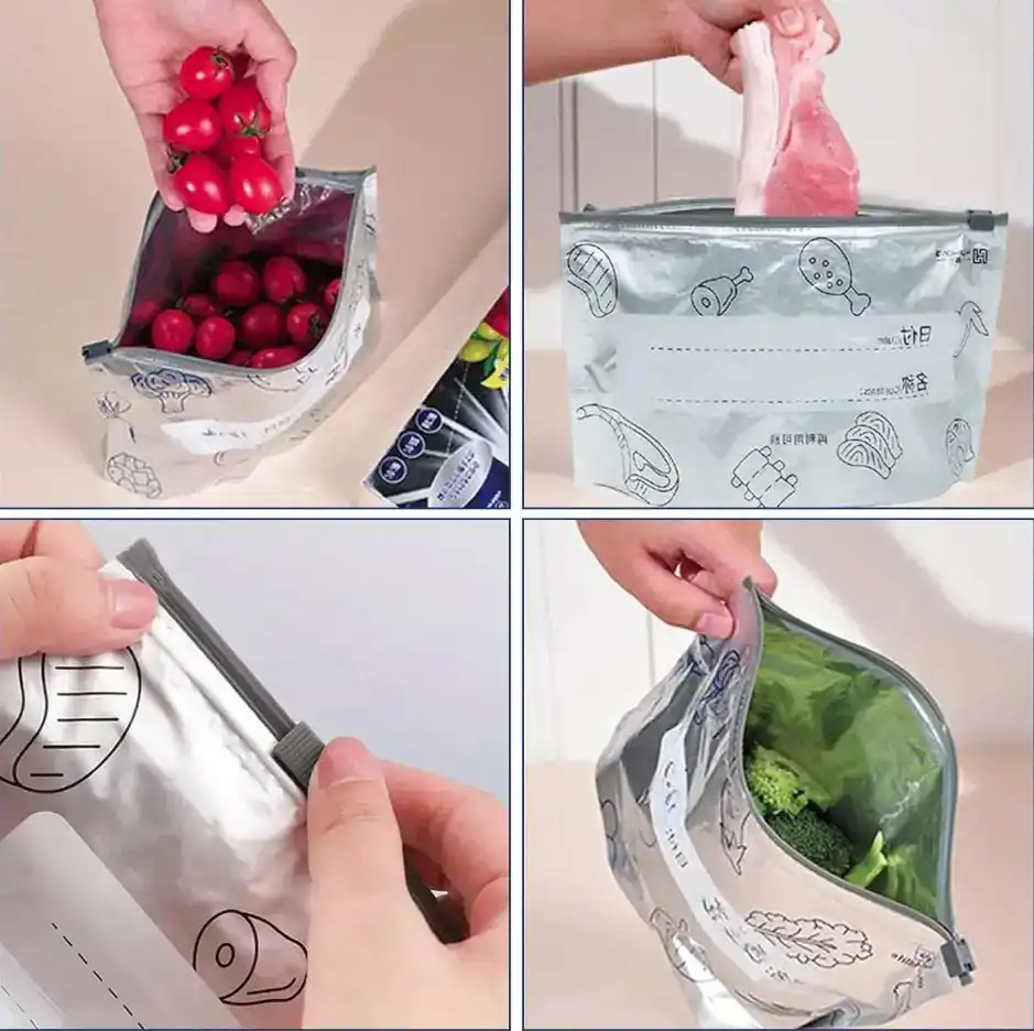 ( ২.৫ কেজি) Aluminum Foil Zip Lock Storage Bag
