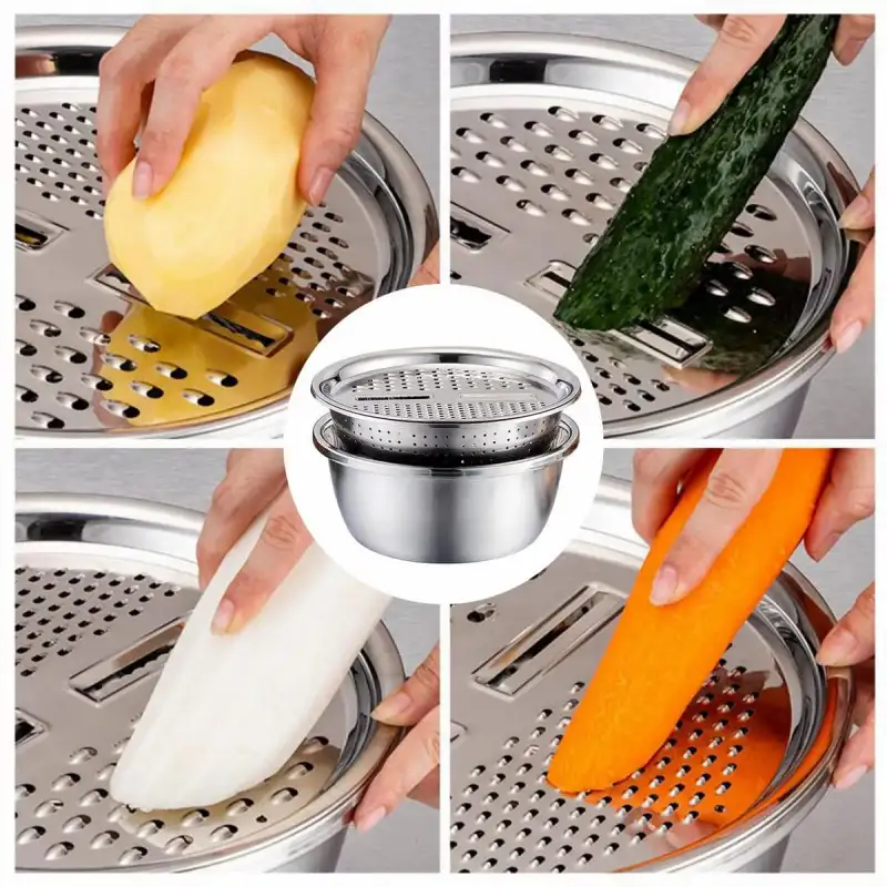 3in1 Vegetable Cutter (3 Pcs Set)